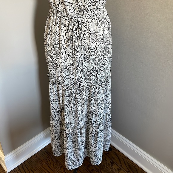 Who What Wear floral black white dress - Picture 4 of 11